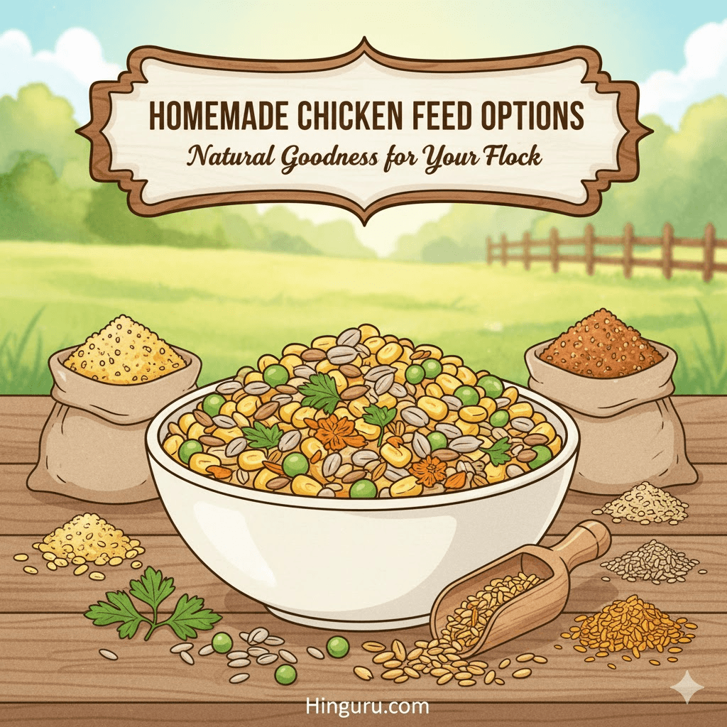Homemade Chicken Feed: Easy DIY Recipes for Healthy, Happy Hens 3 Homemade Chicken Feed